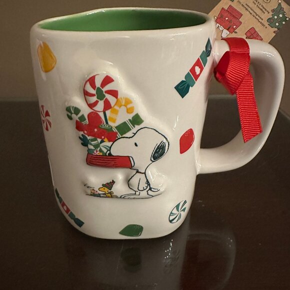 Rae Dunn Peanuts Snoopy Christmas Mug The More the Merrier All @ NWT 2025 - Picture 1 of 4